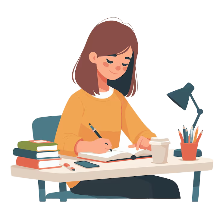 A Skill Hub learner working through a track